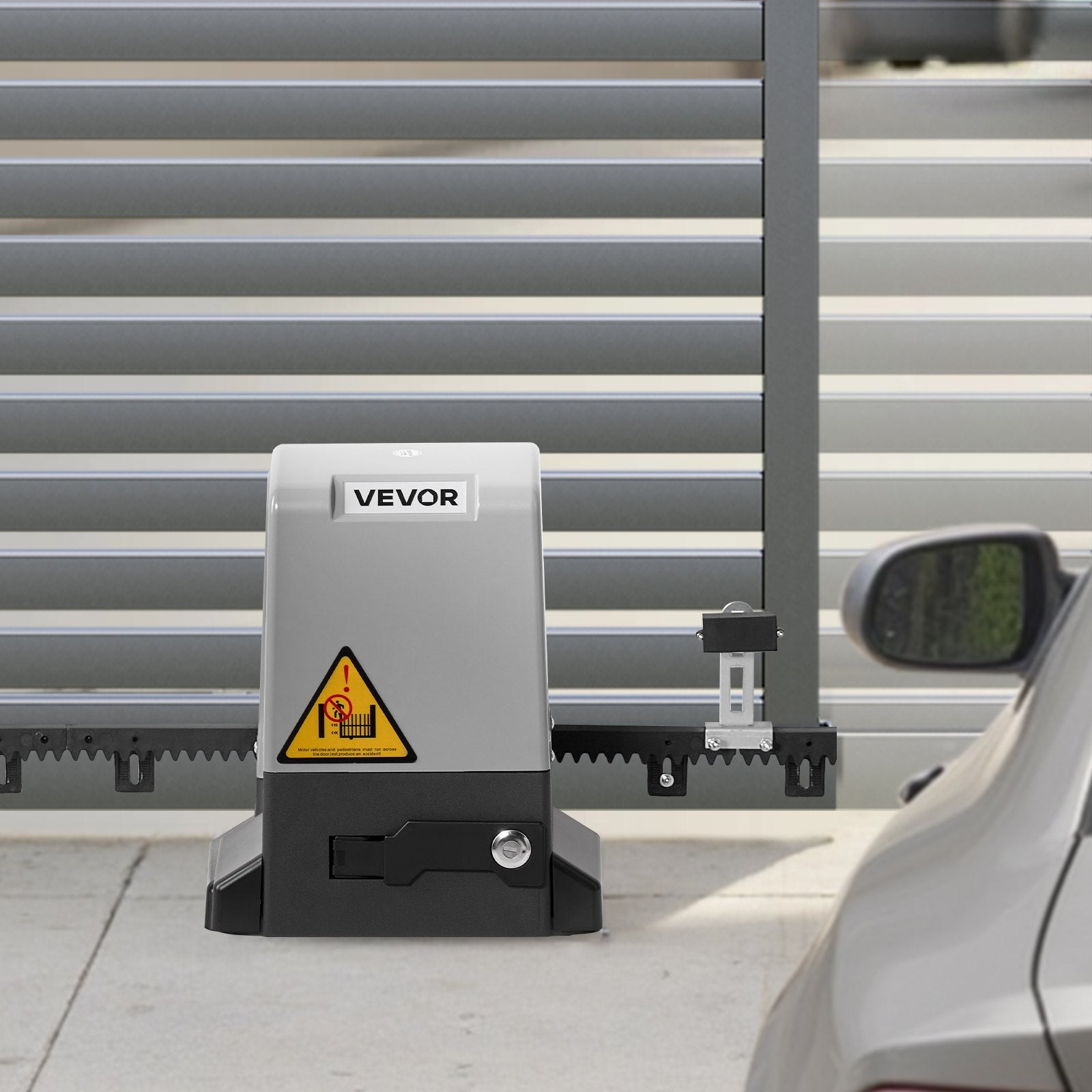 VEVOR 550W Electric Sliding Gate Opener 1500kg Chain Drive Infrared Sensor