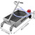 VEVOR Low Profile Oil Drain Pan Truck Drain Pan 57 L with Pump Hose Casters
