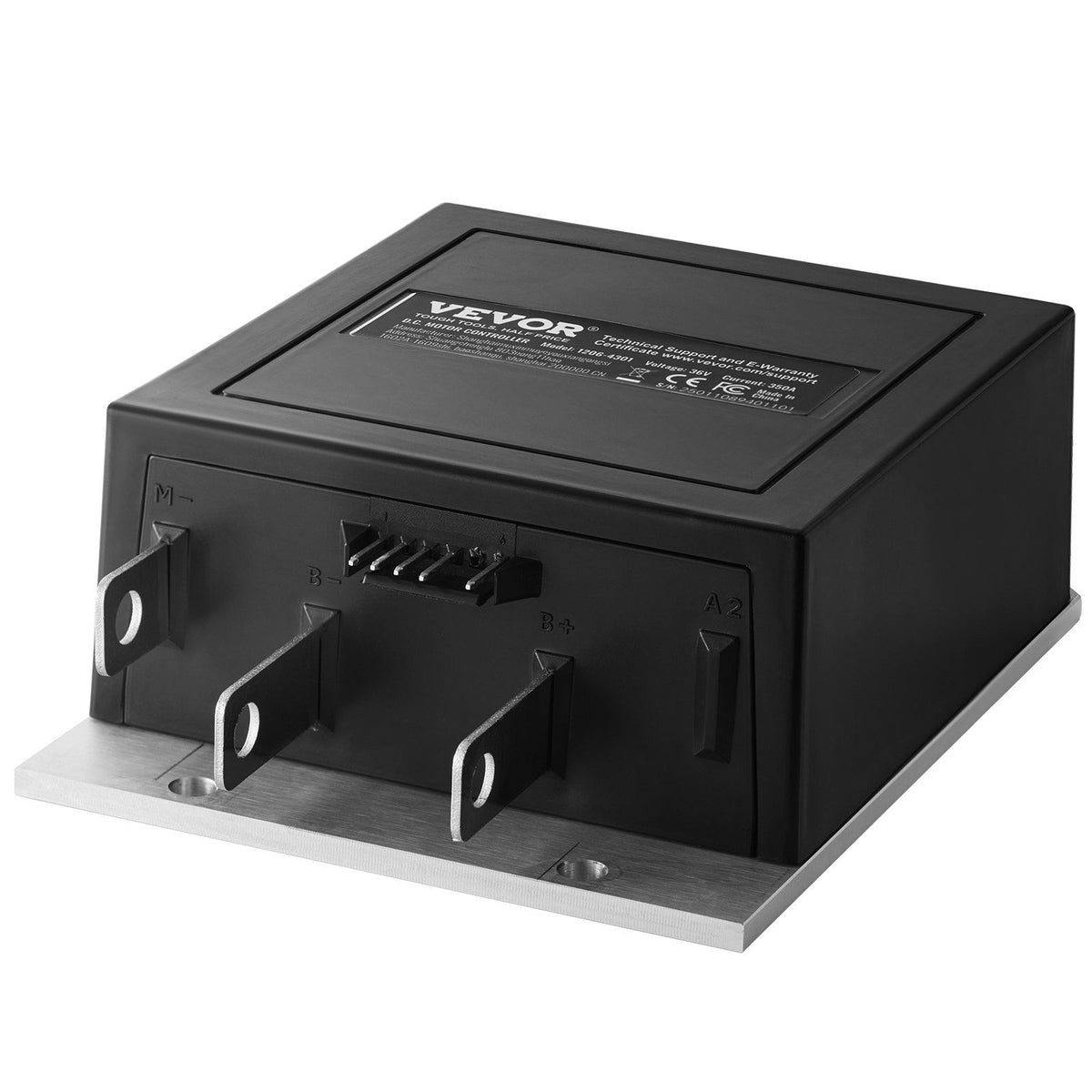 Golf Cart Speed Controller, 350 Amp, DC Motor Controller Replacement for 1994-2019 EZGO Golf Carts, IP65 Rated Protection, Durable Aluminum Alloy &amp; ABS Housing, Compatible with 1206-4301 Models