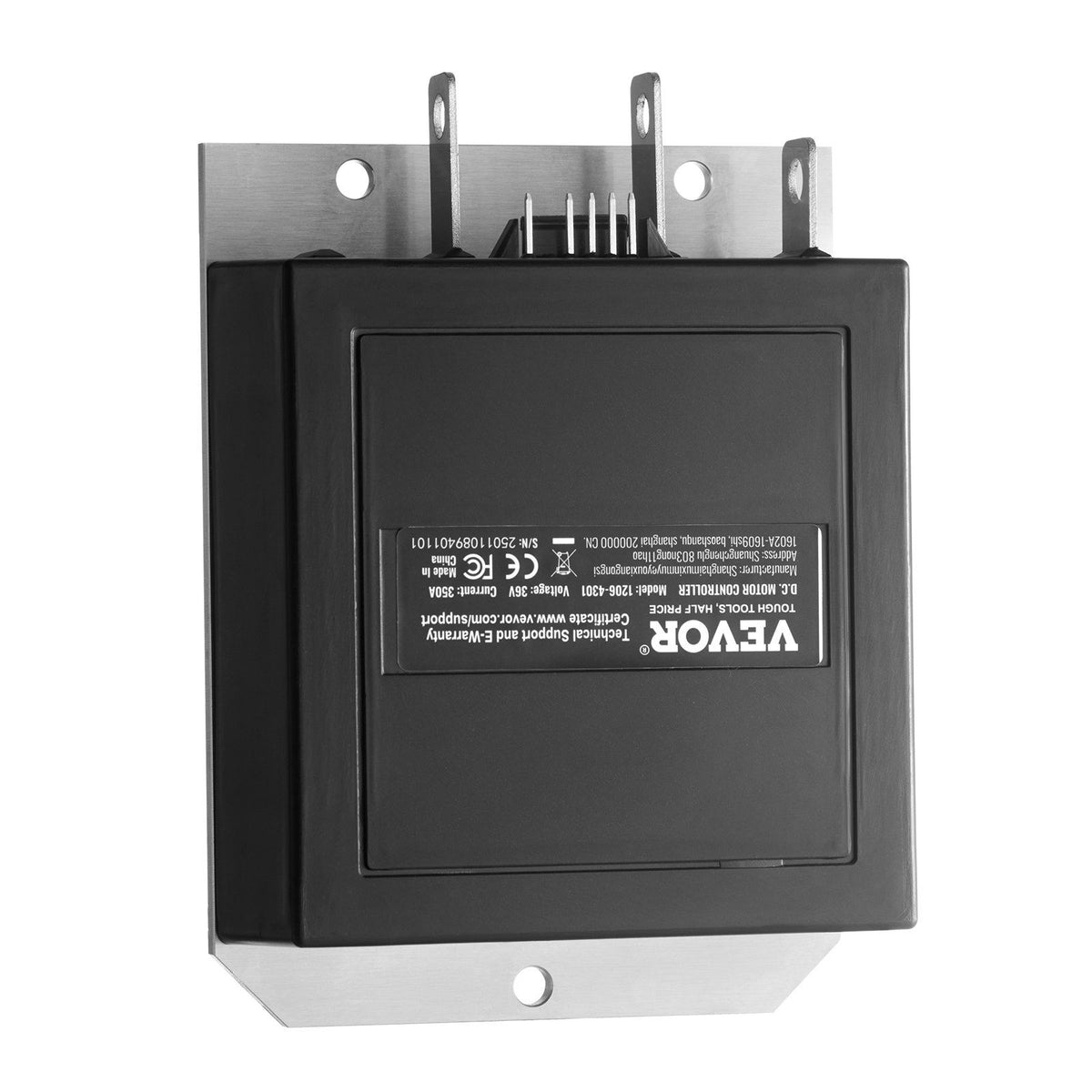 Golf Cart Speed Controller, 350 Amp, DC Motor Controller Replacement for 1994-2019 EZGO Golf Carts, IP65 Rated Protection, Durable Aluminum Alloy & ABS Housing, Compatible with 1206-4301 Models