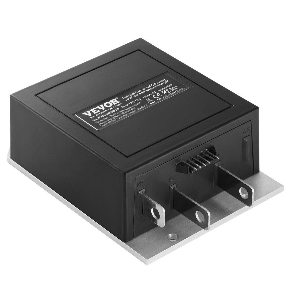 Golf Cart Speed Controller, 350 Amp, DC Motor Controller Replacement for 1994-2019 EZGO Golf Carts, IP65 Rated Protection, Durable Aluminum Alloy & ABS Housing, Compatible with 1206-4301 Models