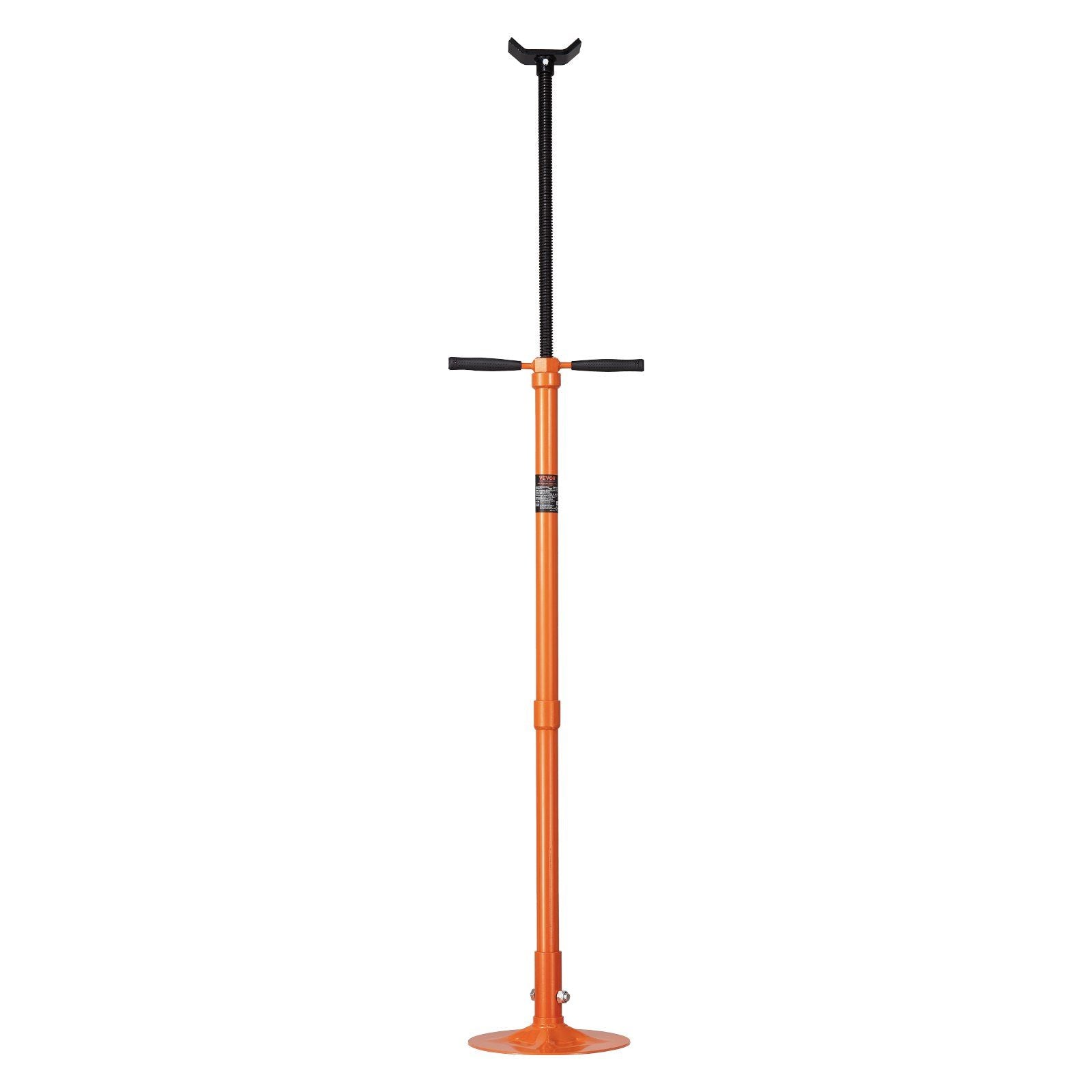 Underhoist Support Stand, 3/4 Ton Capacity Under Hoist Jack Stand, Lifting from 52.8 to 76 in, Self-Locking Threaded Screw, Bearing Mounted Spin Handle Pole Jack, Support Vehicle Components