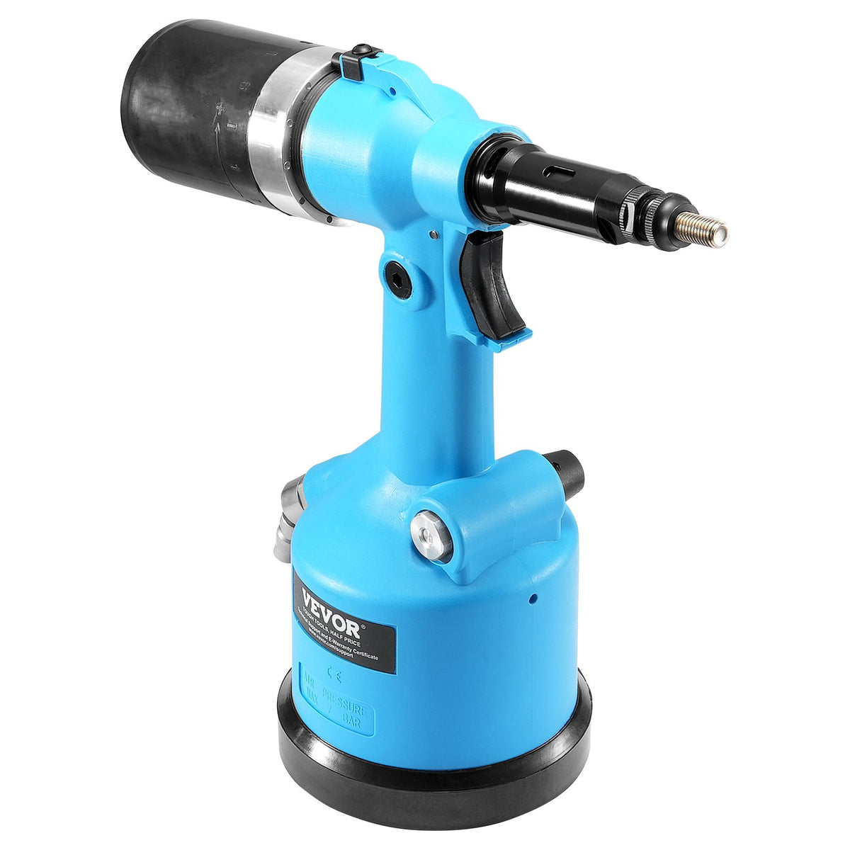 VEVOR Pneumatic Air Riveter Heavy Duty Rivet Gun Tool Kit 13 Size Nose Pieces