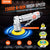 VEVOR 58PCS Air Sander Kit 1/2/3in Random Orbital Air Sander Polisher 15000r/min
