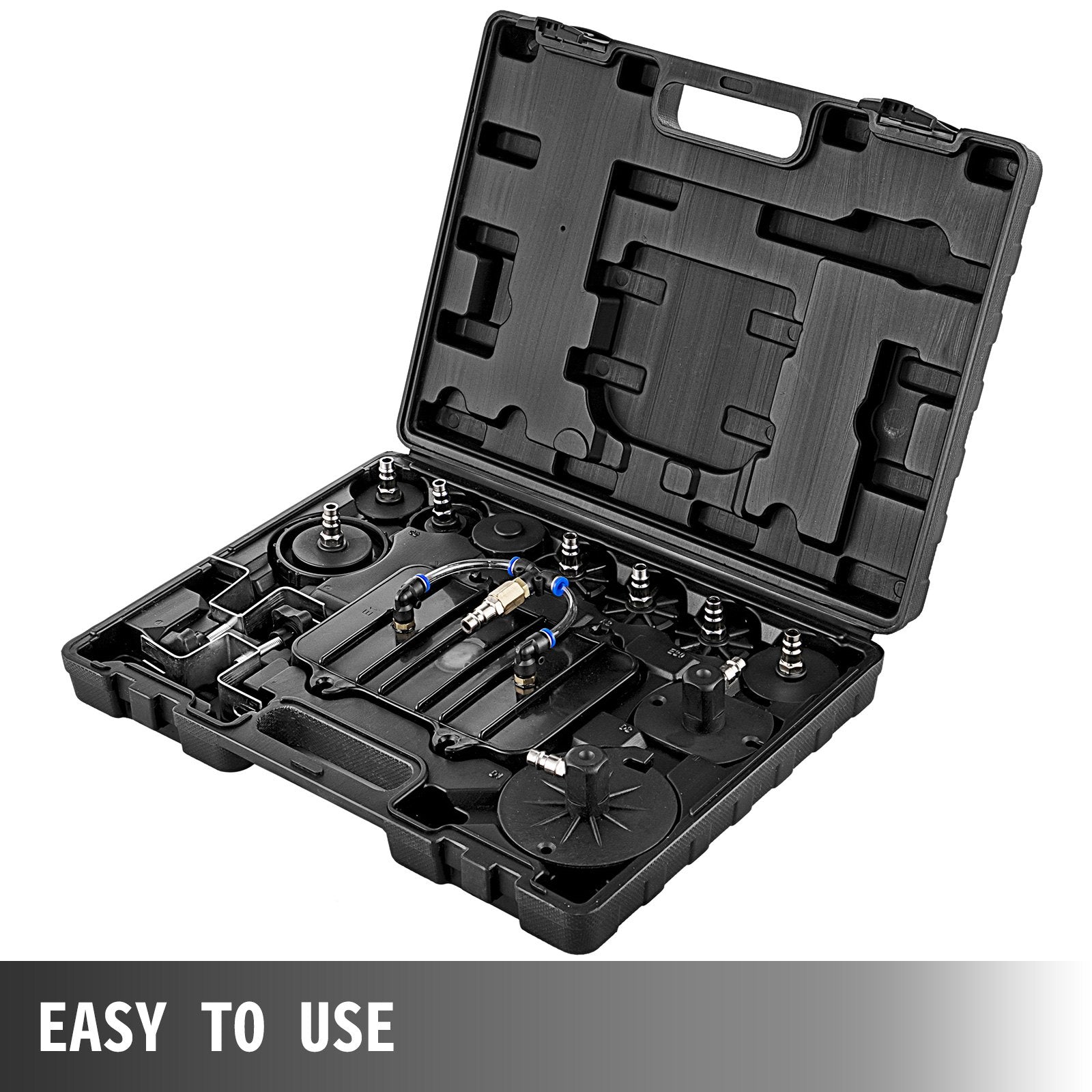 VEVOR Pneumatic Air Pressure Bleeder, Brake Pressure Bleeding Tool Portable Brake and Clutch Bleeder Valve System Kit Garage Workshop Mechanics Brake Oil and Fluid Extractor Bleeder Tool