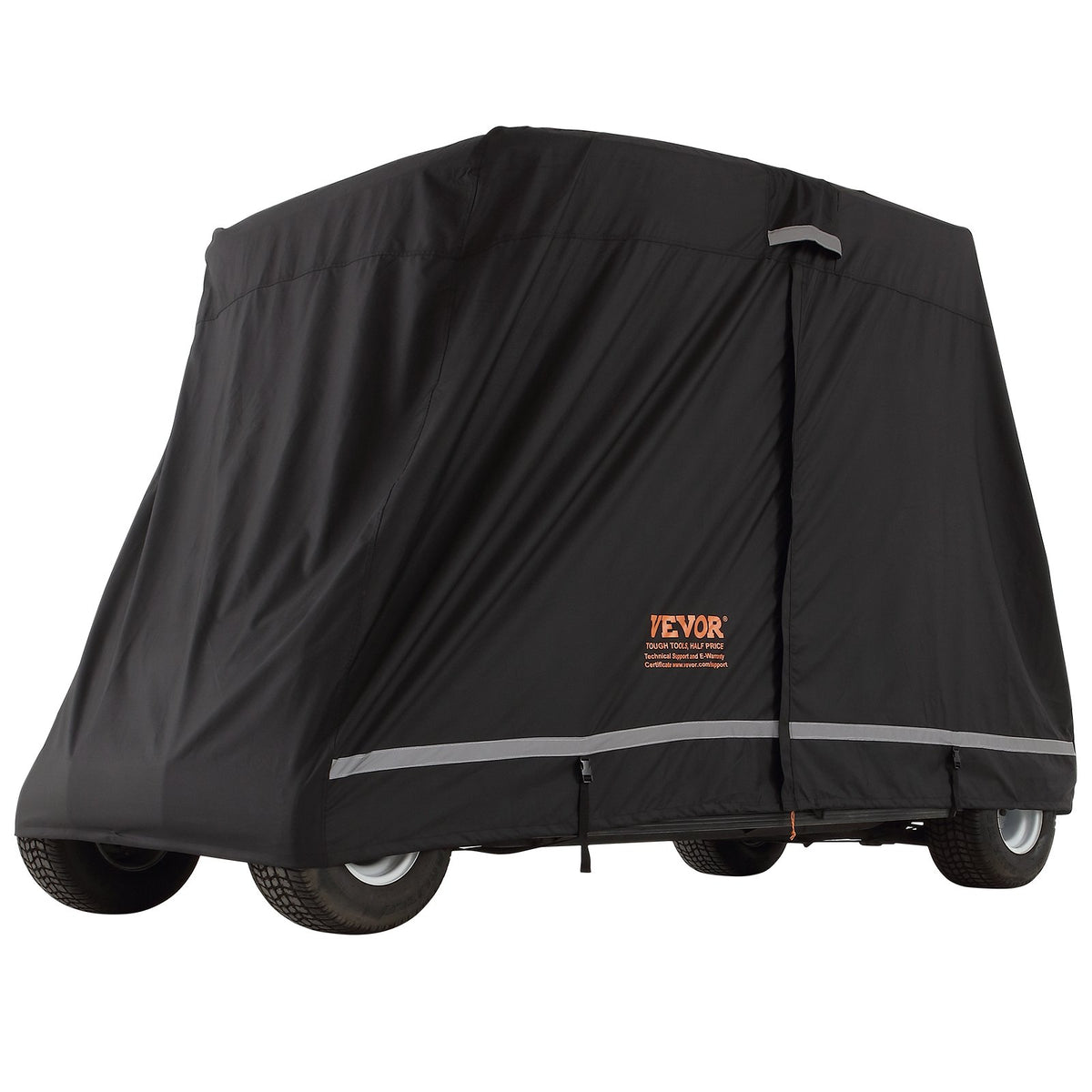 VEVOR 4 Passenger Golf Cart Cover 600D Polyester Waterproof Cover Universal Fits