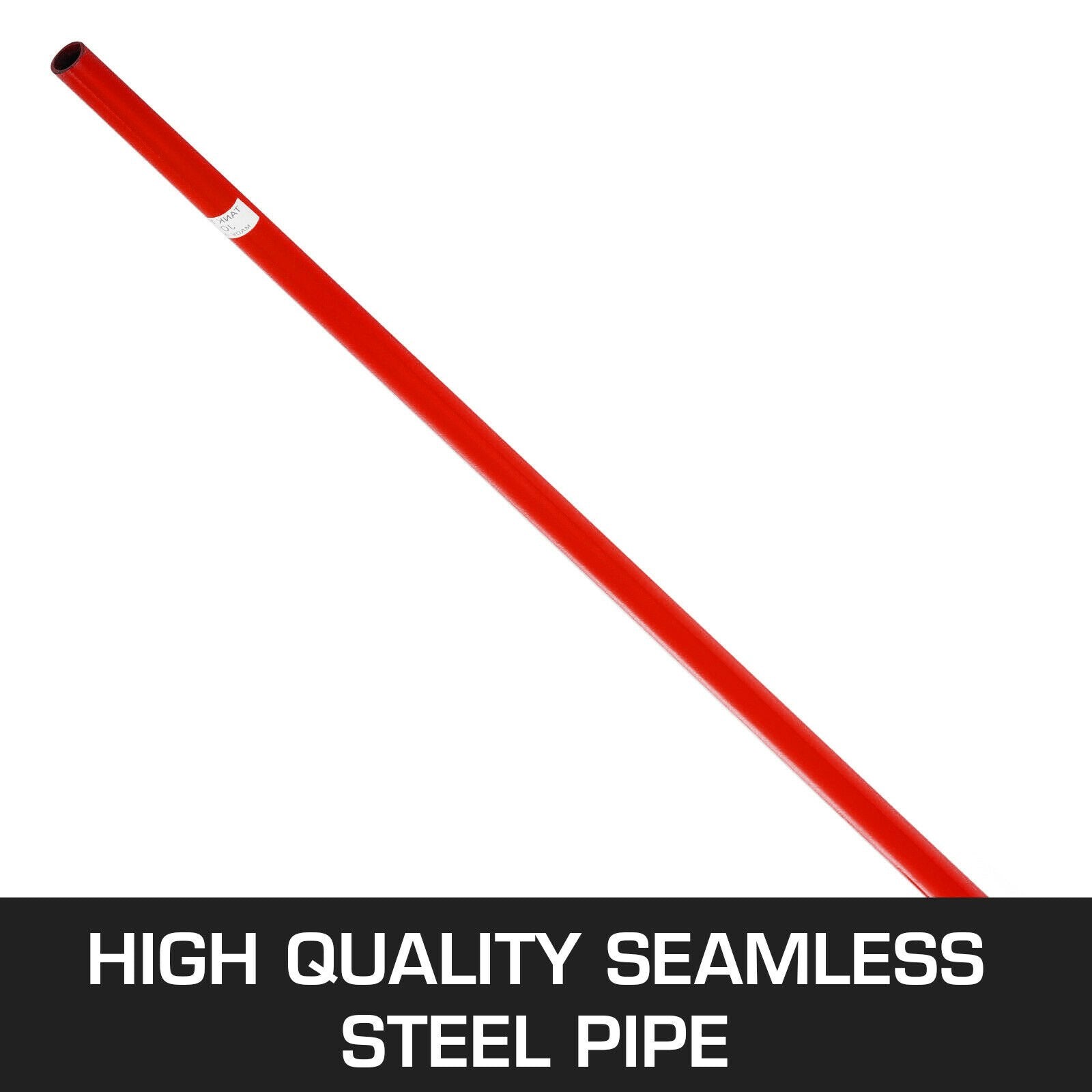 VEVOR Prylever Bar 3T Capacity Steel Pry Lever Bar Heavy Duty with Wheels Prylever with 1.5 m Length Handle