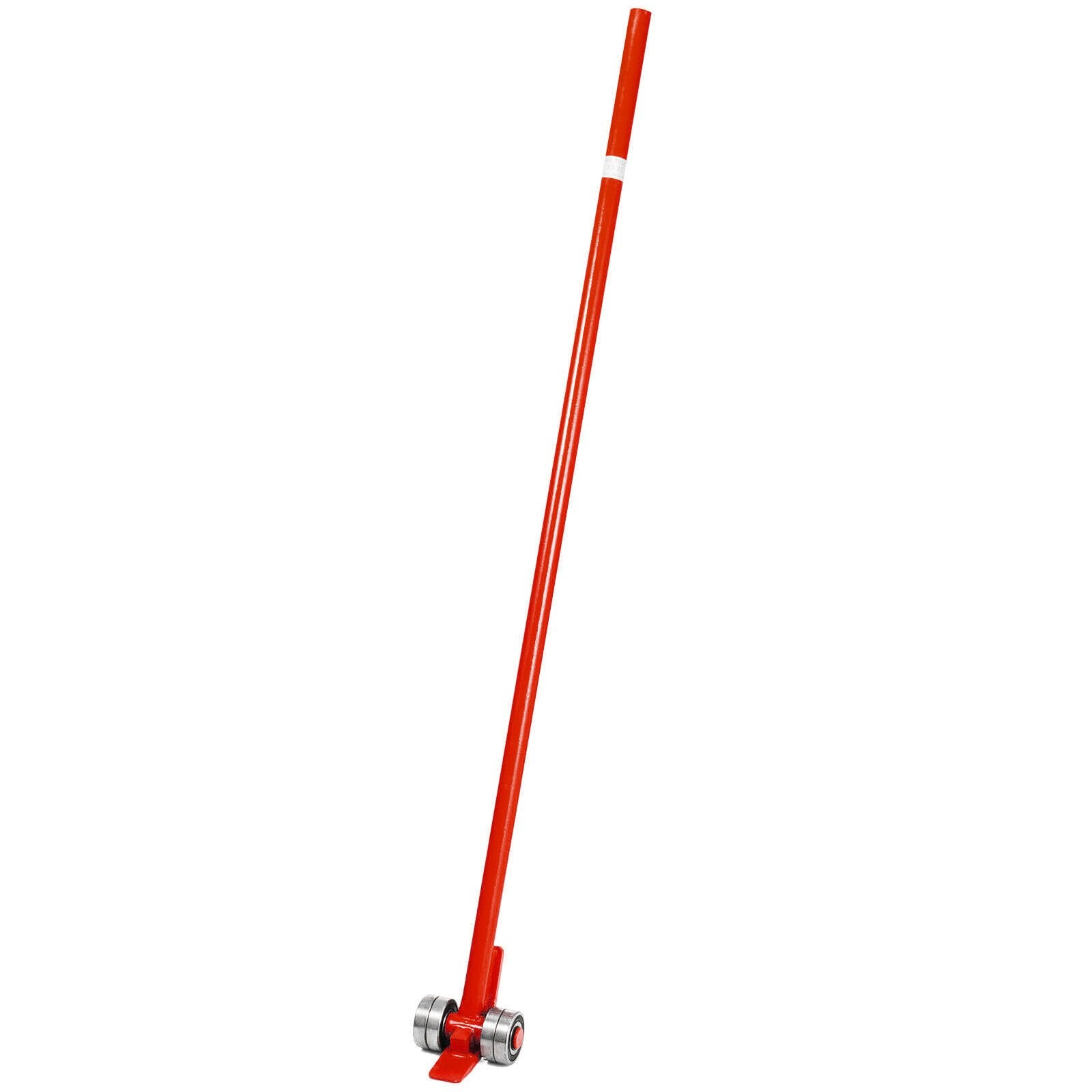 VEVOR Prylever Bar 3T Capacity Steel Pry Lever Bar Heavy Duty with Wheels Prylever with 1.5 m Length Handle