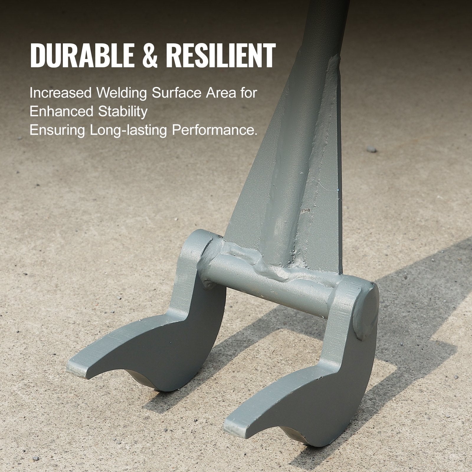 VEVOR Pallet Buster, 50'' Carbon Steel Handle Wrecking Pry Bar, 2000 lbs Weight Capacity, Heavy Duty Deck Board Removal Tool, Multipurpose Demolition Bar for Flooring, Framing, Roofing, Trim, Drywall