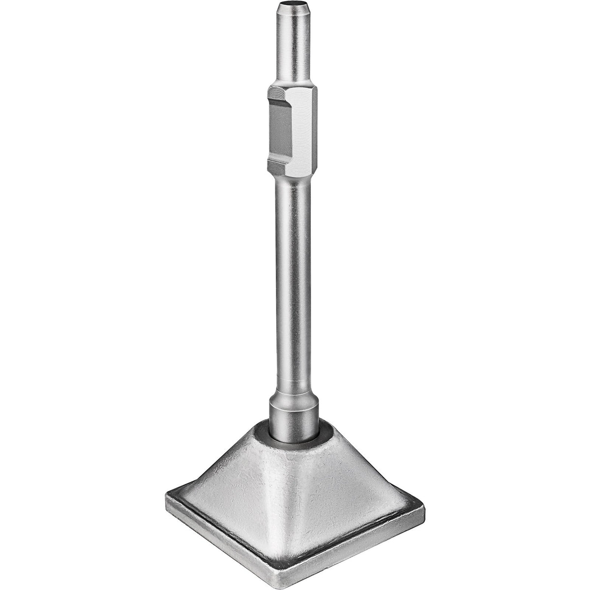 VEVOR Jack Hammer 1-1/8 Tamper Shank, Dirt Tamper 6x6 Compactor Plate with Electric Chisel Dirt Compactor, Demolition Jackhammer Bits Solid Compactor Breaker Hammer Concrete Tamper Asphalt Tools