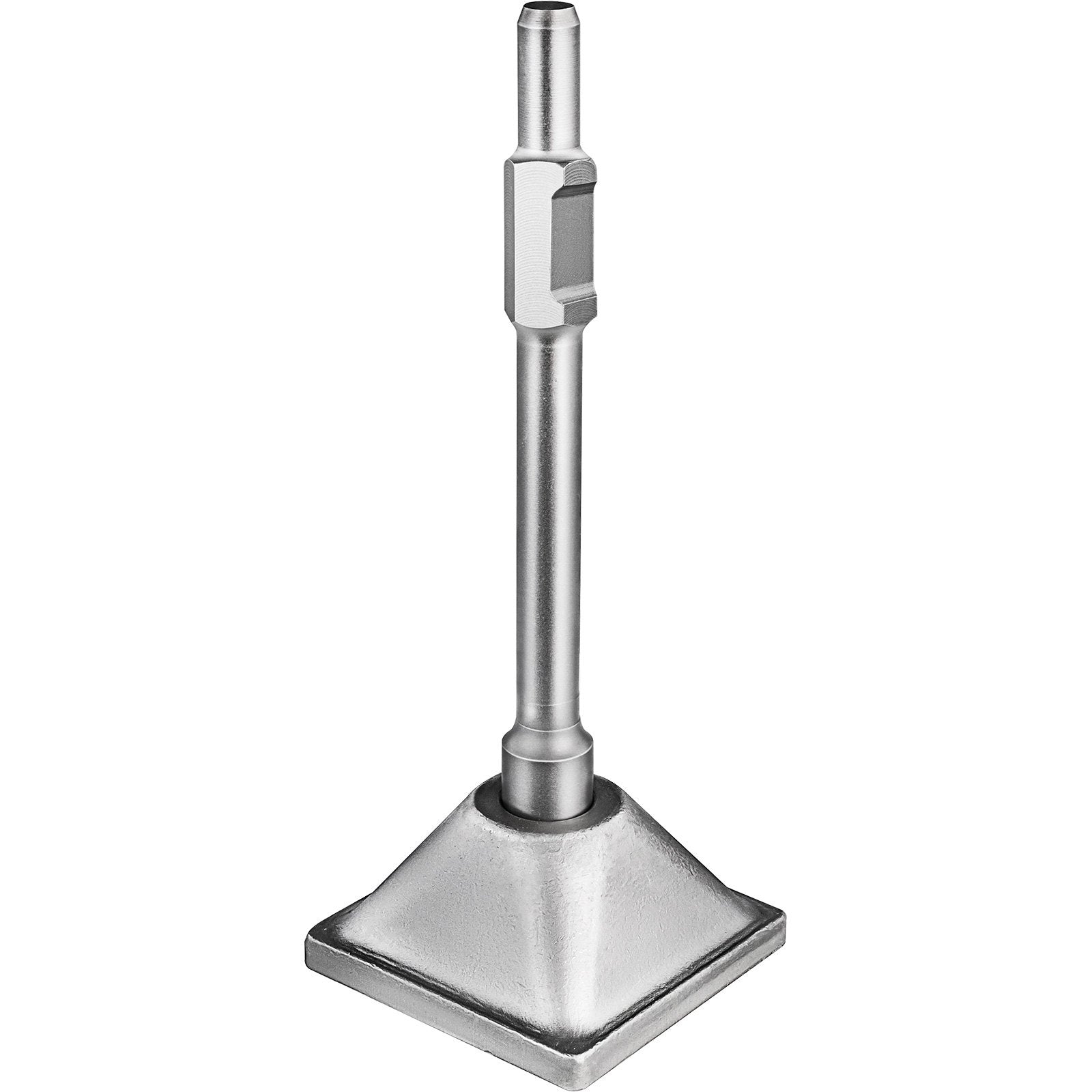 VEVOR Jack Hammer 1-1/8 Tamper Shank, Dirt Tamper 6x6 Compactor Plate with Electric Chisel Dirt Compactor, Demolition Jackhammer Bits Solid Compactor Breaker Hammer Concrete Tamper Asphalt Tools