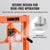 VEVOR Hydraulic Shop Press 6 Ton with Press Plates H-Frame Benchtop Press Stand