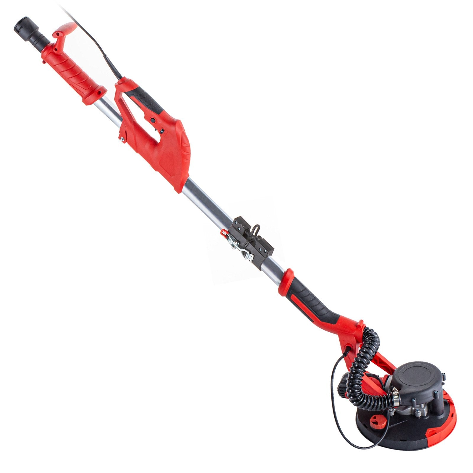 VEVOR Drywall Sander 750W Electric, Electric Sander Variable Speed 800-1750RPM, Drywall Sander Foldable Sheetrock Sander, with Telescope Handle ,Vacuum Bag Drywall Sanders 6 Sand Pads