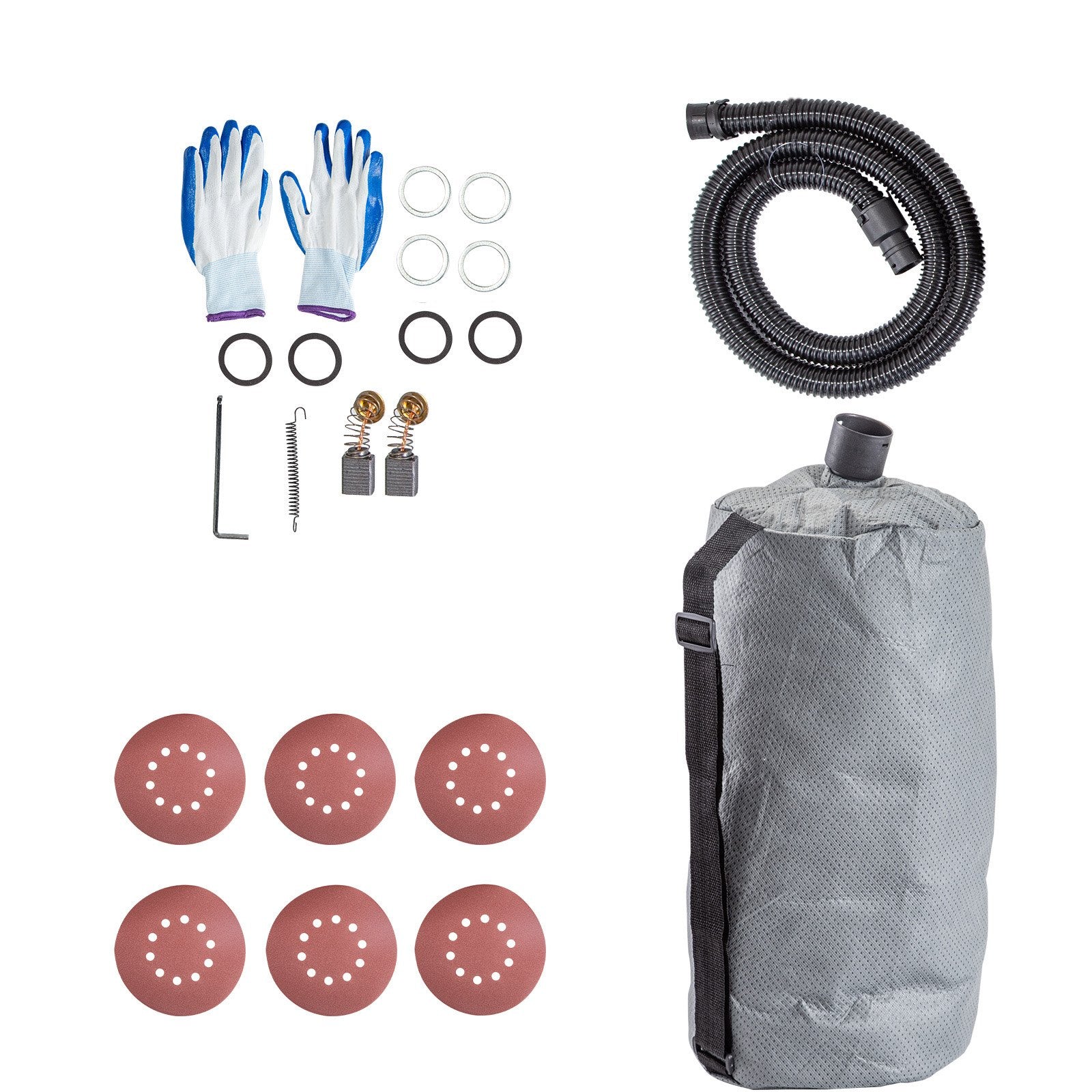 VEVOR Drywall Sander 750W, Electric Drywall Sander, Foldable Sheetrock Sander, with Telescope Handle, Electric Sander, Variable Speed 800-1750 RPM, Wall Sander, with LED Strip Light and Vacuum Bag