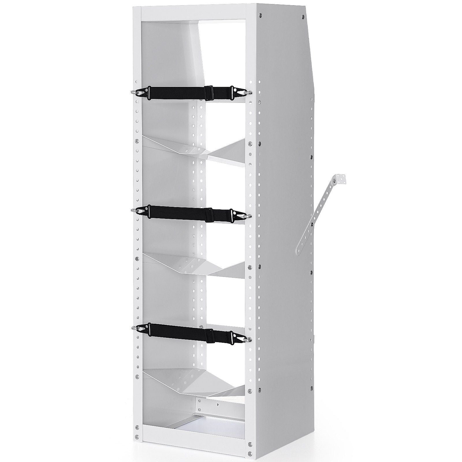 Refrigerant Tank Rack, with 3 x 30-50lb Bottle Tanks, Cylinder Tank Rack 372 × 355 × 1170mm, Refrigerant Cylinder Rack Gas Cylinder Racks and Holders for Freon, Gases, Oxygen, Nitrogen