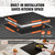 VEVOR Built-in Electric Cooktop Radiant Ceramic Cooktop 4 Burners 23.2x20.5 inch