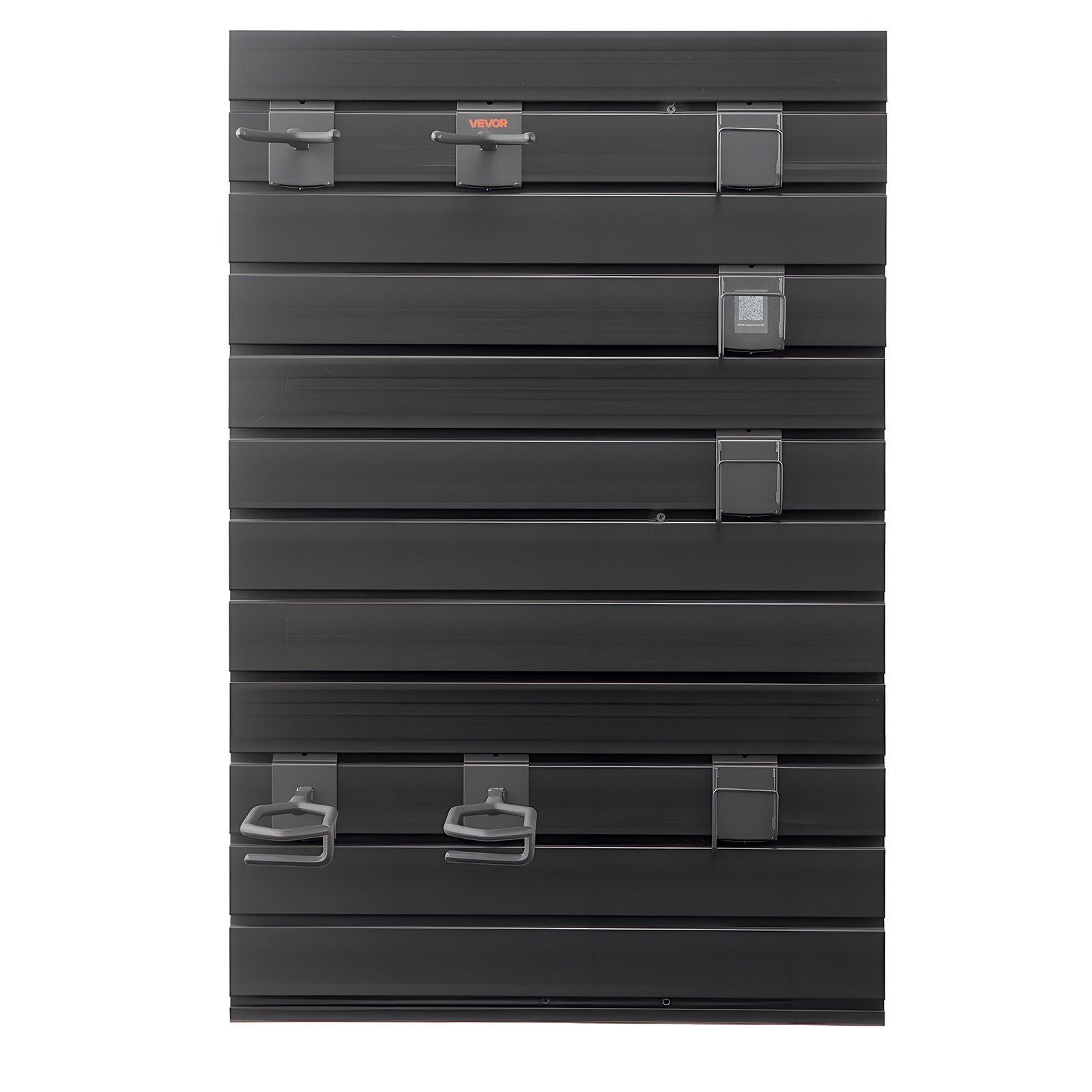 Gun Rack, Wall Mount, Tactical Rifle Shotgun Handgun Storage, Heavy-Duty PVC Panels & Steel Wall Racks, Securely Holds up to 2 Rifles & 4 Pistols, Modular Firearms Gun Gear Accessories Organizer