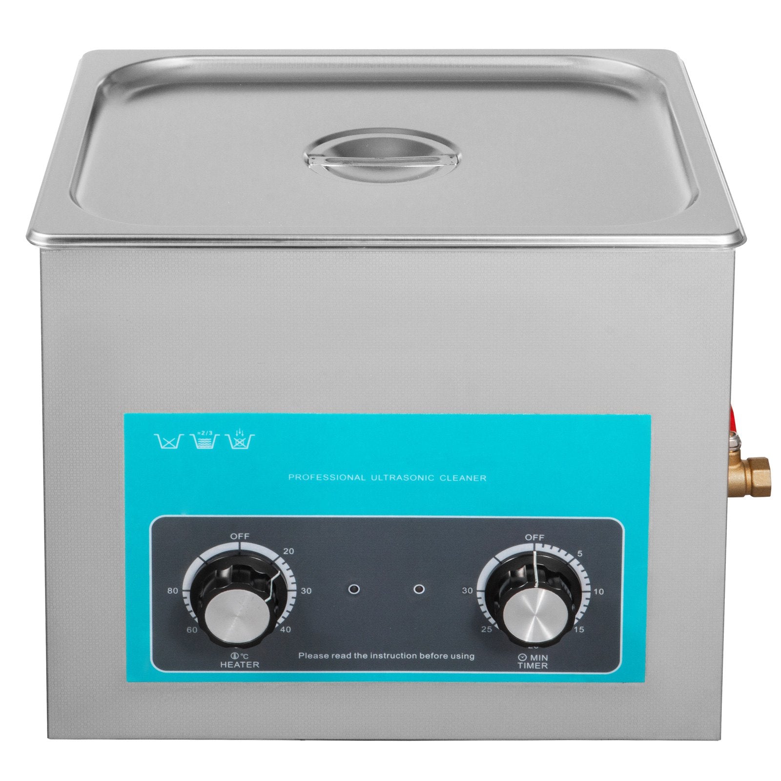 Vevor Ultrasonic Jewelry Cleaner with Heater Timer for Cleaning Eyeglass Rings Dentures Music Instruments