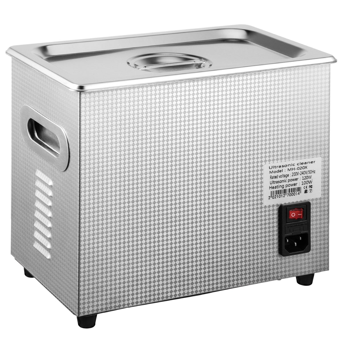 VEVOR Digital Ultrasonic Cleaner 3L Ultrasonic Cleaning Machine 220V 50kHz Sonic Cleaner Machine 304 Stainless Steel Ultrasonic Cleaner Machine with Heater and Timer for Cleaning Jewelry Glasses Watch