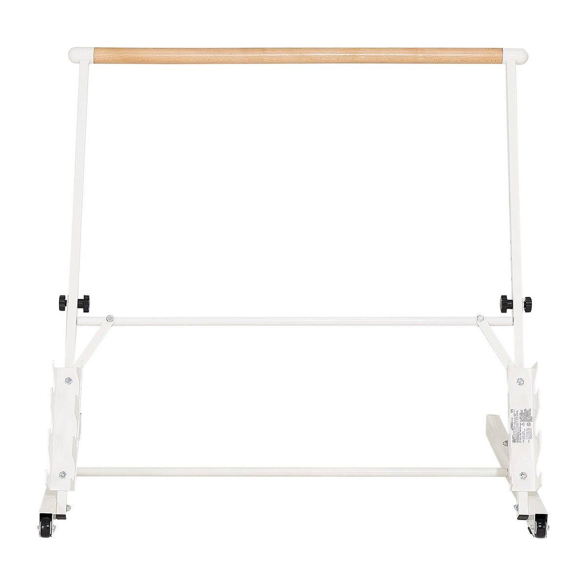 Ballet Barre, Freestanding Portable Barre Bar, Home Fitness Exercise Equipment for Abs, Arms, Strength, and Cardio, Easy to Store Foldable Stretching Dance Bars, 4 Level Height Adjustable