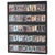 VEVOR 35 Graded Sports Card Display Case, 617 x 775 x 55 mm, Baseball Card Display Frame with 98% UV Protection Clear View PC Glass, Lockable Wall Cabinet for Football Basketball Hockey Trading Card