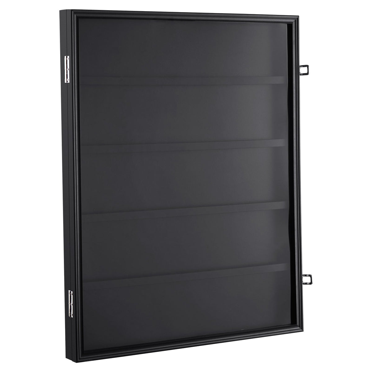VEVOR 35 Graded Sports Card Display Case, 617 x 775 x 55 mm, Baseball Card Display Frame with 98% UV Protection Clear View PC Glass, Lockable Wall Cabinet for Football Basketball Hockey Trading Card