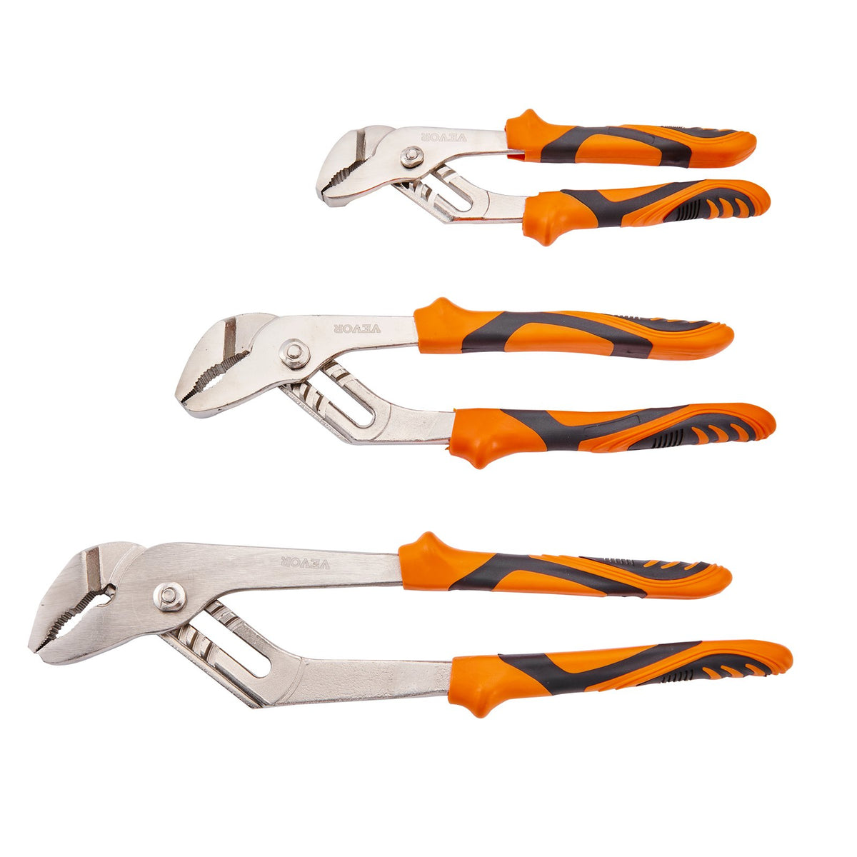 VEVOR Groove Joint Pliers Set Water Pump Pliers 3-Piece 12