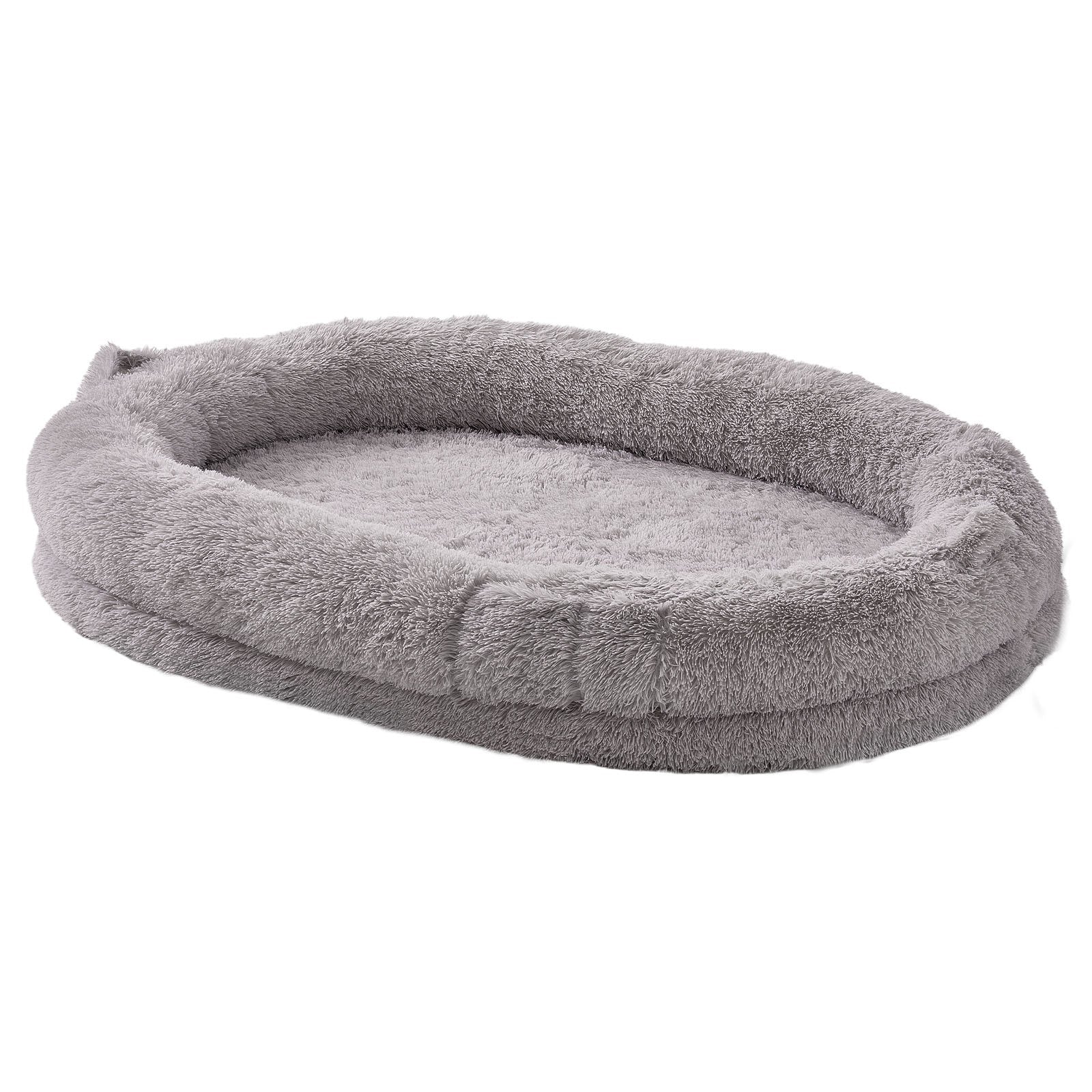 VEVOR Human Dog Bed 1820x1220x250 mm Human Size Dog Bean Bed Washable PV Velvet