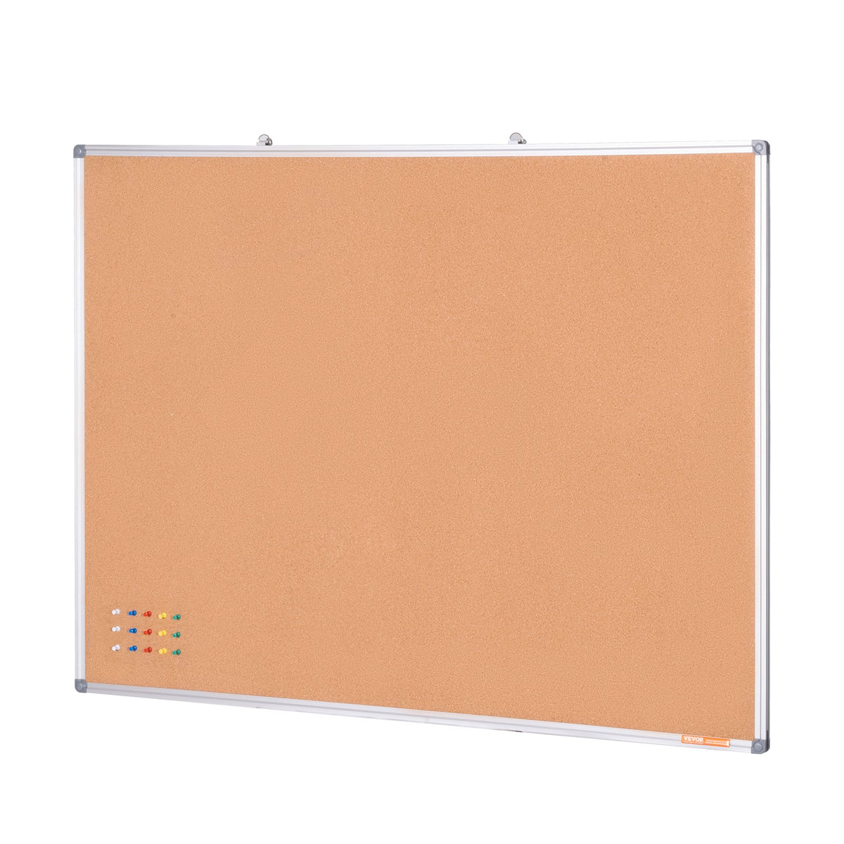 VEVOR 48"x36" Large Cork Board – Wall-Mounted Bulletin Board with Pin Board – Perfect for School, Home, Office