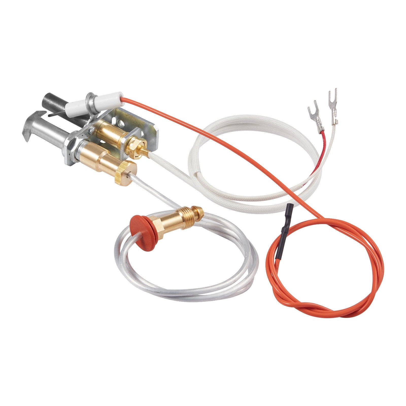 VEVOR Gas Pilot Assembly, OE 446-512A, HSRV 446-512A, SRV 446-512A Fireplace Gas Pilot Assembly Kit, Natural Gas Ignition Replacement, Compatible with Heat & Glo, Heatilator, Lennox, Regency Models