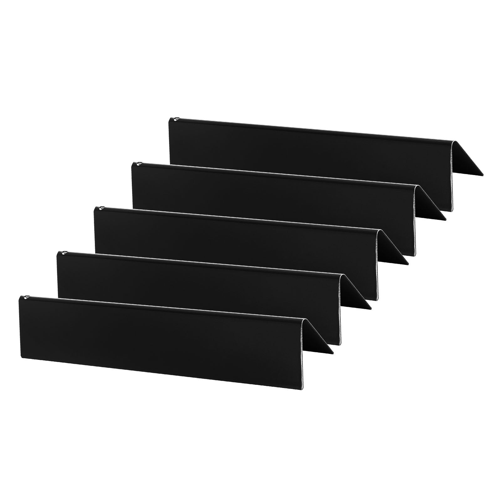 VEVOR Flavorizer Bars, 39cm Grill Replacement Part, for Weber Spirit I & II 300 Series Grills, Including Spirit E-310, ll S-310, ll E-320, Porcelain-enameled Steel Thicker Heat Plate, 5 Pack