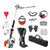 VEVOR 15.7-inch 26CC 2 Cycle Gas Hedge Trimmer, Gas Powered Pole Hedge Trimmer with Dual Sided Dual Action Blade, Adjustable Trimmer Head, Suitable for Trimming Shrubs, Bushes