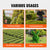 VEVOR 15.7-inch 26CC 2 Cycle Gas Hedge Trimmer, Gas Powered Pole Hedge Trimmer with Dual Sided Dual Action Blade, Adjustable Trimmer Head, Suitable for Trimming Shrubs, Bushes