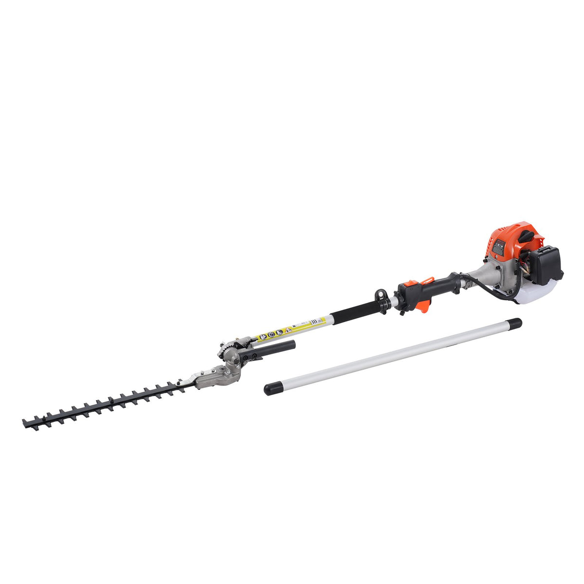 VEVOR 15.7-inch 26CC 2 Cycle Gas Hedge Trimmer, Gas Powered Pole Hedge Trimmer with Dual Sided Dual Action Blade, Adjustable Trimmer Head, Suitable for Trimming Shrubs, Bushes