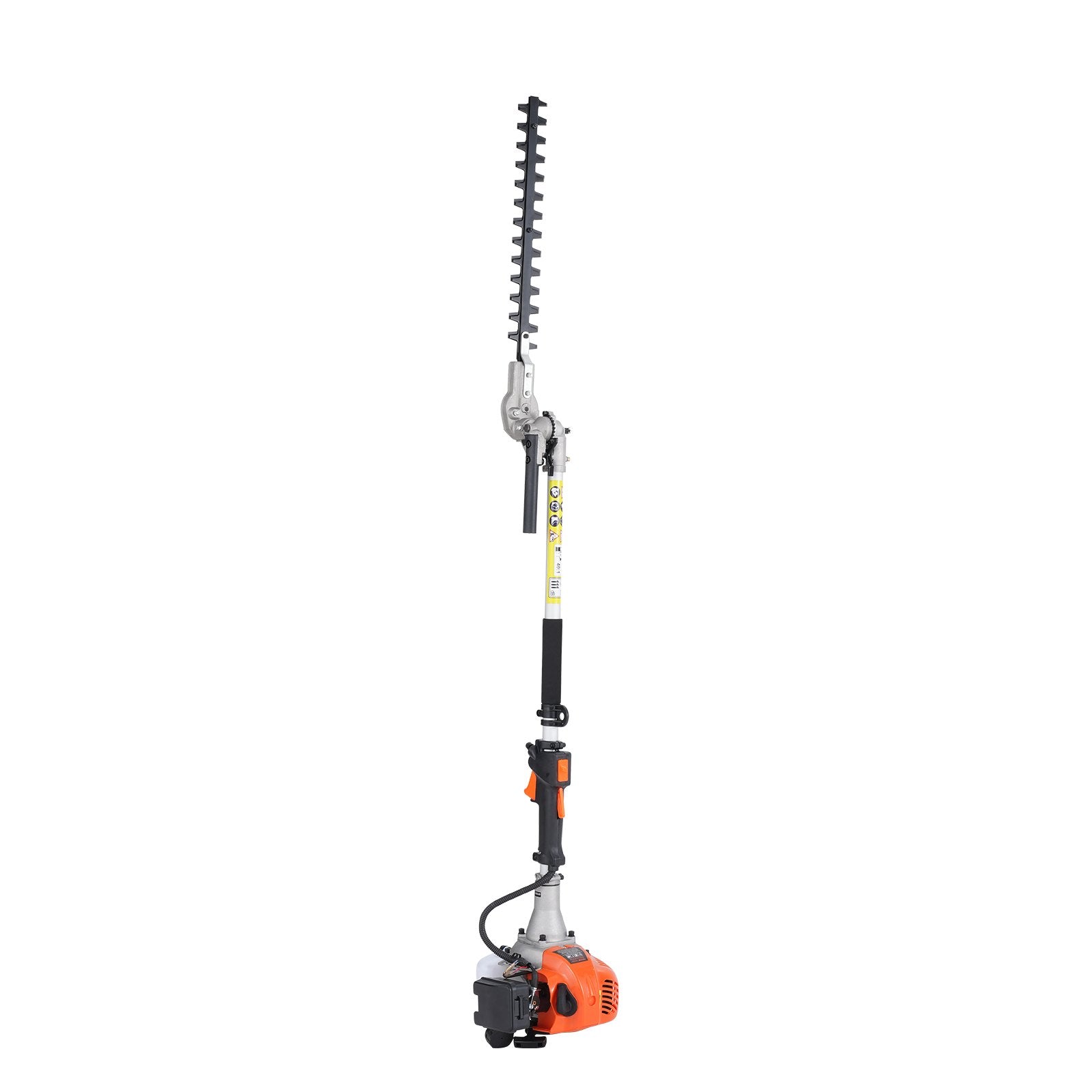 VEVOR 15.7-inch 26CC 2 Cycle Gas Hedge Trimmer, Gas Powered Pole Hedge Trimmer with Dual Sided Dual Action Blade, Adjustable Trimmer Head, Suitable for Trimming Shrubs, Bushes