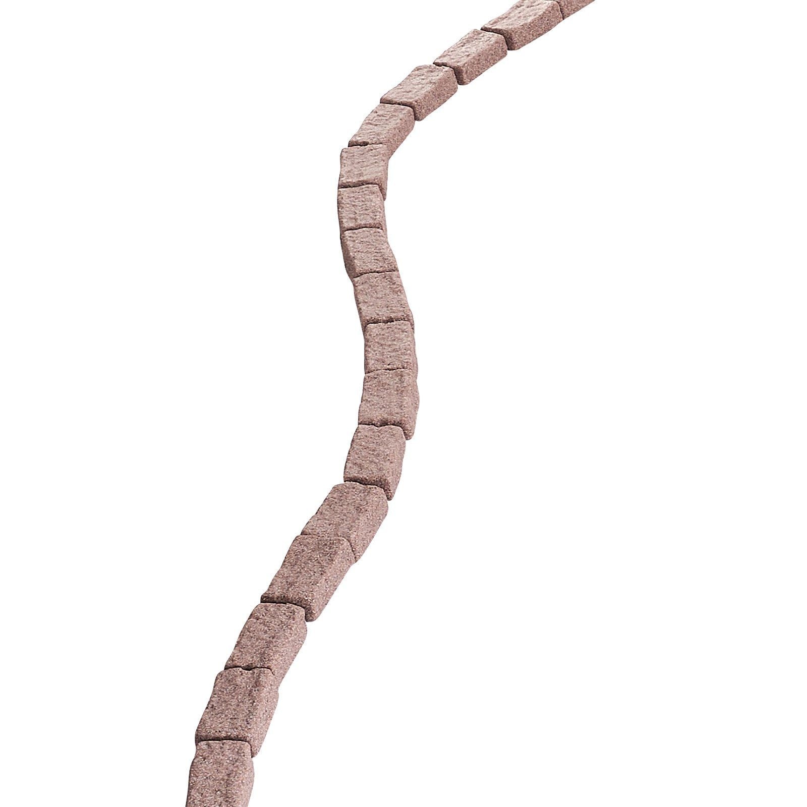 Faux Stone Landscape Edging 1180 x 95 x 57 mm Garden Lawn Edging for Walkway Brown