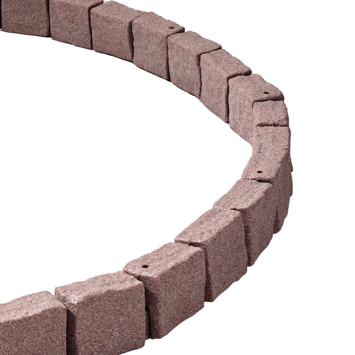 Fake Stone Landscape Edging1190 x 100 x 155mm Lawn Edging Fade-Resistant Brown