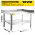 VEVOR Stainless Steel Equipment Grill Stand, 122 x 76 x 61cm Stainless Table, Grill Stand Table with Adjustable Storage Undershelf, Equipment Stand Grill Table for Hotel, Home, Restaurant Kitchen