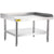 VEVOR Stainless Steel Equipment Grill Stand, 122 x 76 x 61cm Stainless Table, Grill Stand Table with Adjustable Storage Undershelf, Equipment Stand Grill Table for Hotel, Home, Restaurant Kitchen