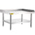 VEVOR Stainless Steel Equipment Grill Stand, 152x76x61 cm Stainless Table, Grill Stand Table with Adjustable Storage Undershelf, Equipment Stand Grill Table for Hotel, Home, Restaurant Kitchen