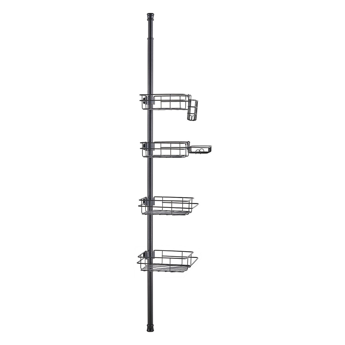 VEVOR 42" to 114" High Shower Corner Caddy Tension Pole Rust-Proof Tension Pole