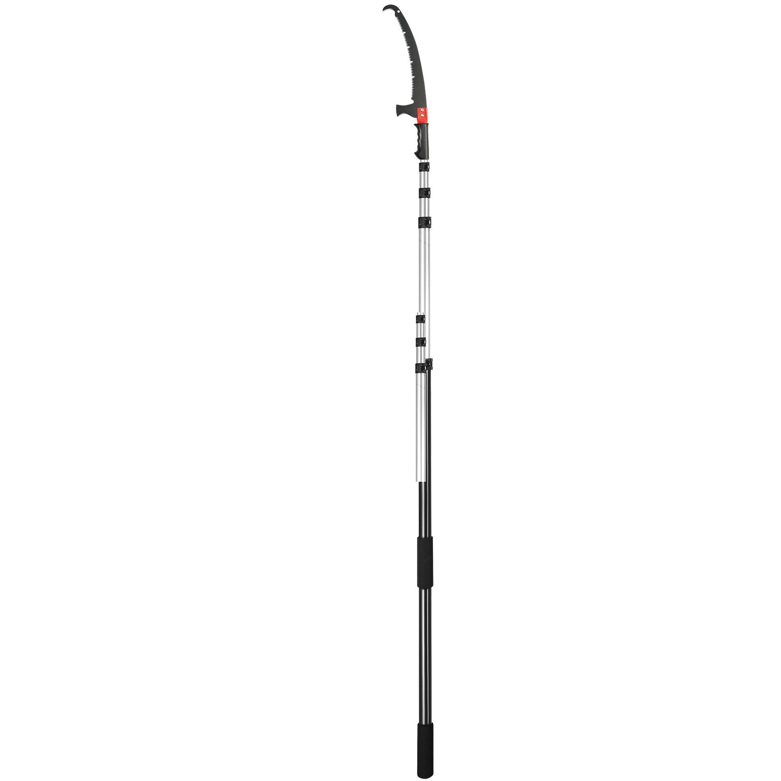 VEVOR Manual Pole Saw Extendable Tree Pruner 1.5 m-6.1 m Aluminum Alloy Pole