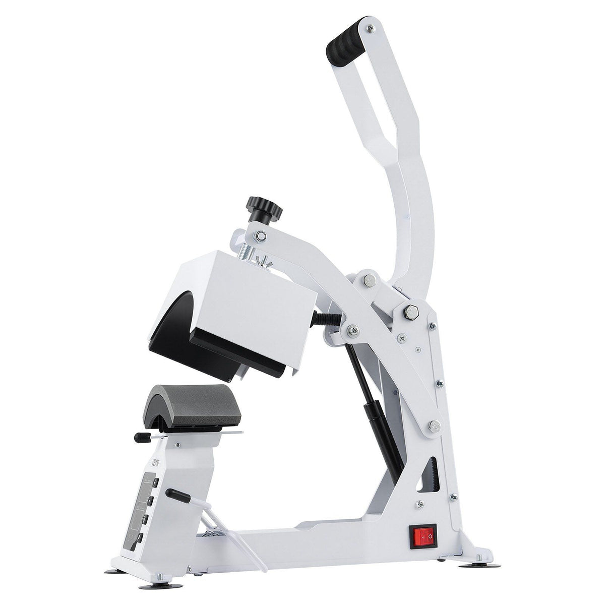 Hat Heat Press Machine, with 4 Interchangeable Platens and Caps Stretcher, Precise Temperature & Time Control, Heat Press for Hats and Caps, for HTV Iron On and Sublimation Projects, White