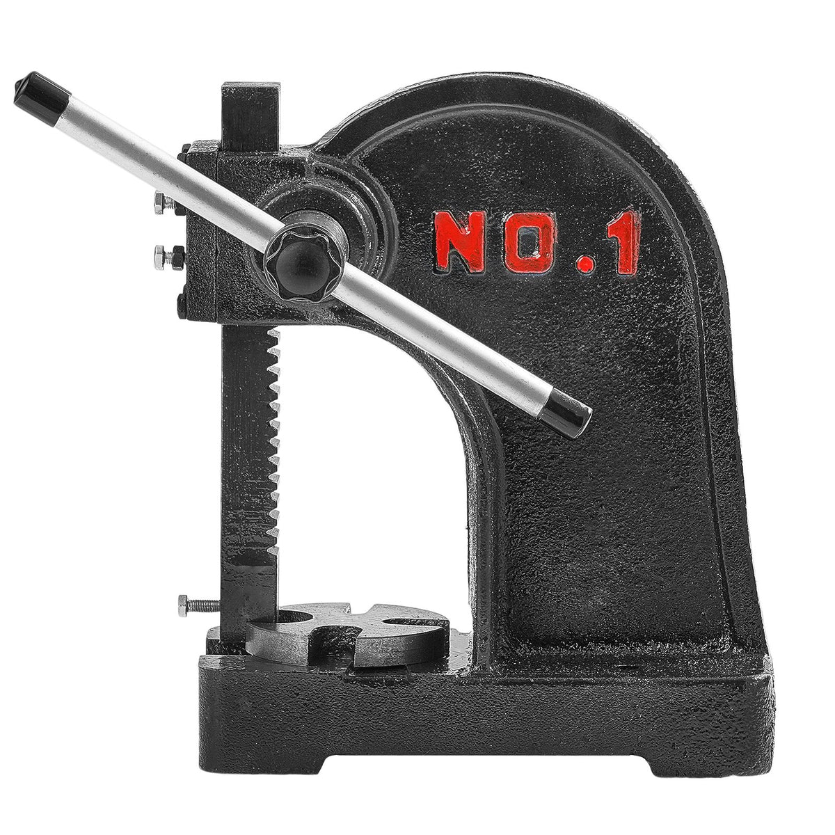 VEVOR Arbor Press, 1 Ton Manual Arbor Press, 5.9" Maximum Height, Cast Iron Heavy-duty Manual Desktop Arbor Press, Precision Hand Press for Stamping, Bending, Stretching, Forming