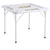 VEVOR Mahjong Table, Square 4 Player Folding Card Table with 4 Cup Holders & 4 Chip Trays, Portable Domino Game Table with 1 Set of Dominoes for Mahjong Poker Puzzles, 90 x 90-inch, White