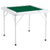 VEVOR Mahjong Table, 4 Player Folding Domino Table with Wear-Resistant Green Tabletop, Portable Square Card Table with 4 Cup Holders & 4 Chip Trays for Mahjong Poker Puzzles, 90 x90-inch
