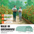 VEVOR Walk-in Tunnel Greenhouse 29.2x9.7x6.5ft Galvanized Frame PE Cover Green