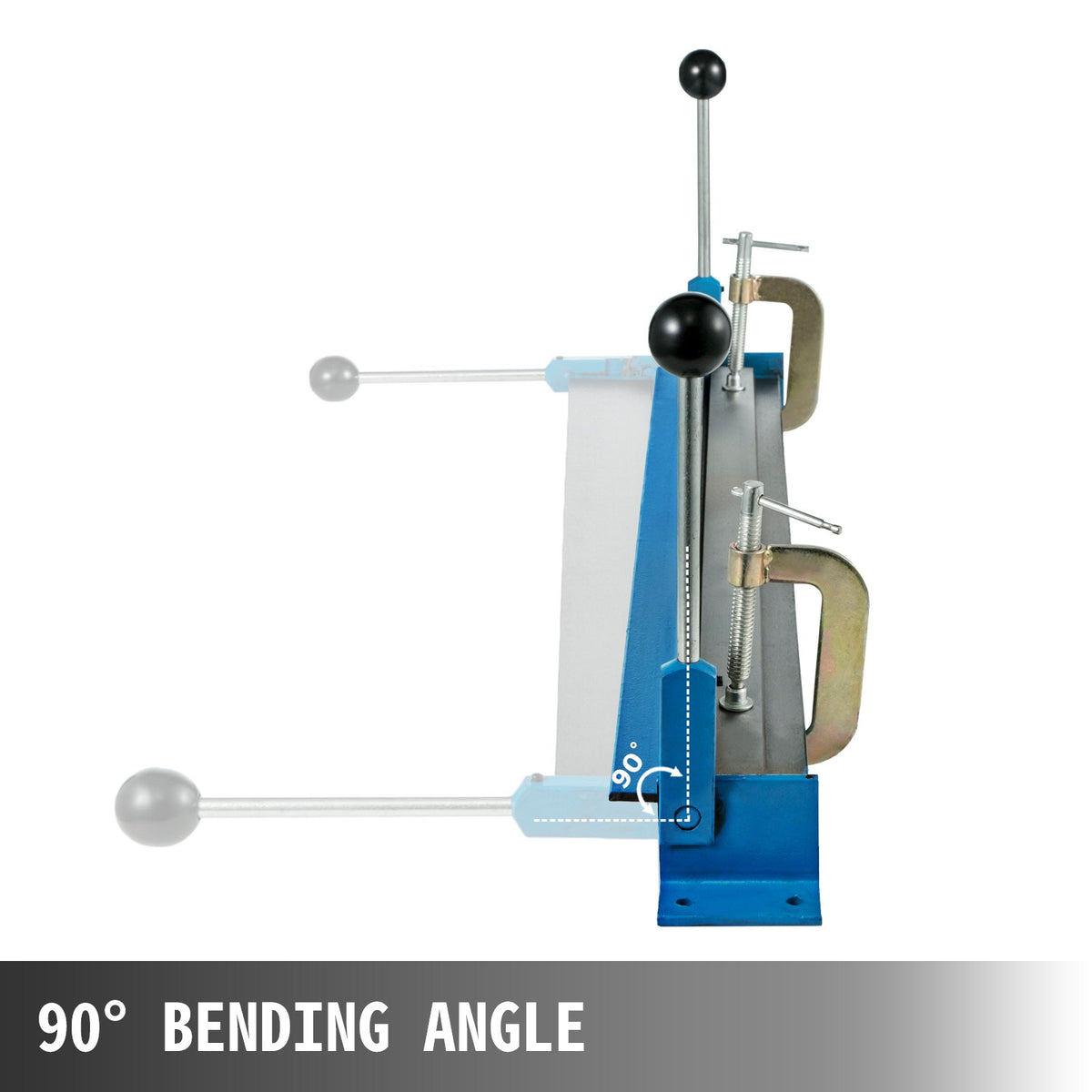 Vevor Metal Bending Machine Hand Sheet Metal Bender Adjustable Hardness