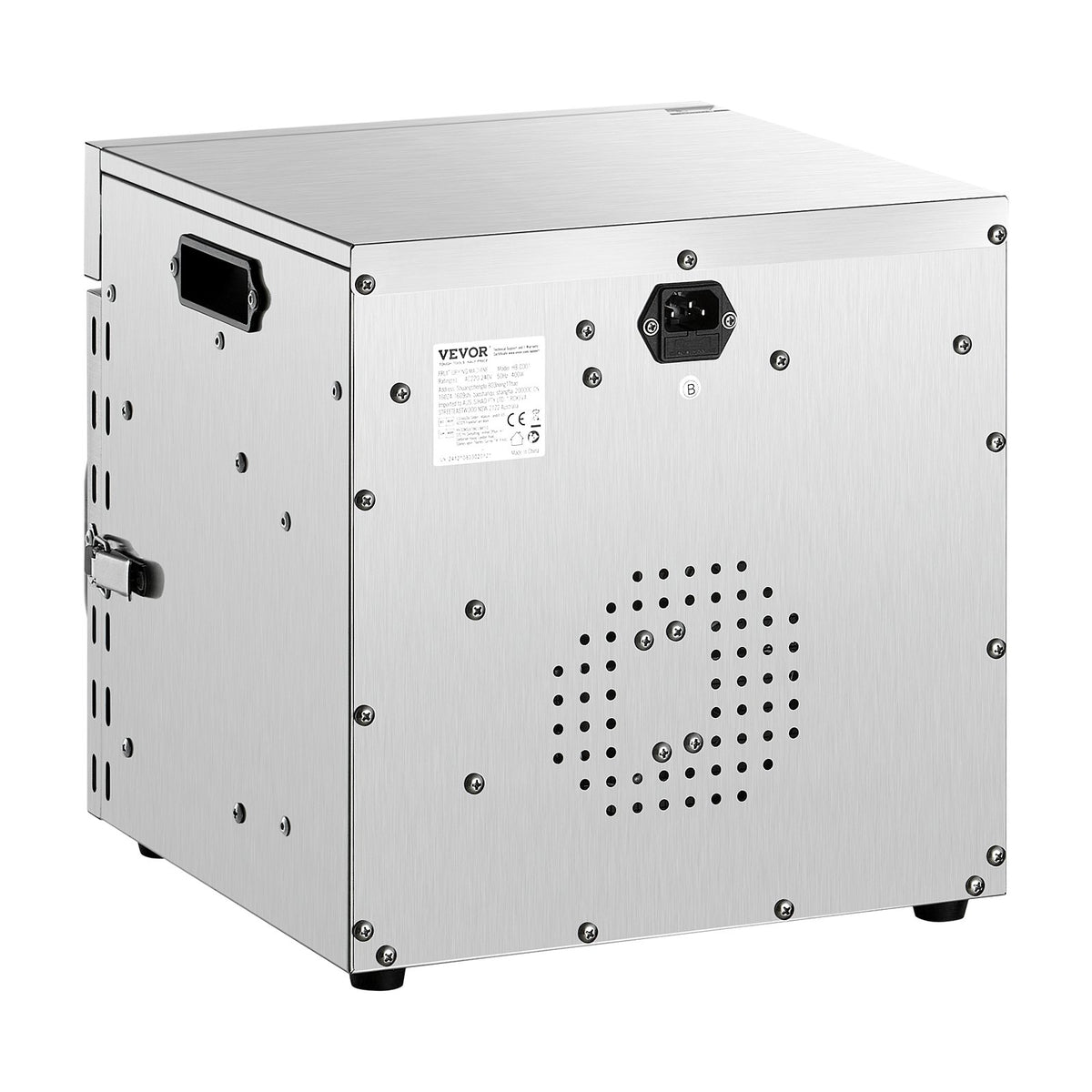 VEVOR Food Dehydrator Machine, 8 Stainless Steel Trays, 400W Electric Food Dryer with Adjustable Temperature & 24-Hour Timer, Freeze Dryer for Jerky, Meat, Fruit, Vegetables, Herbs, Dog Treats