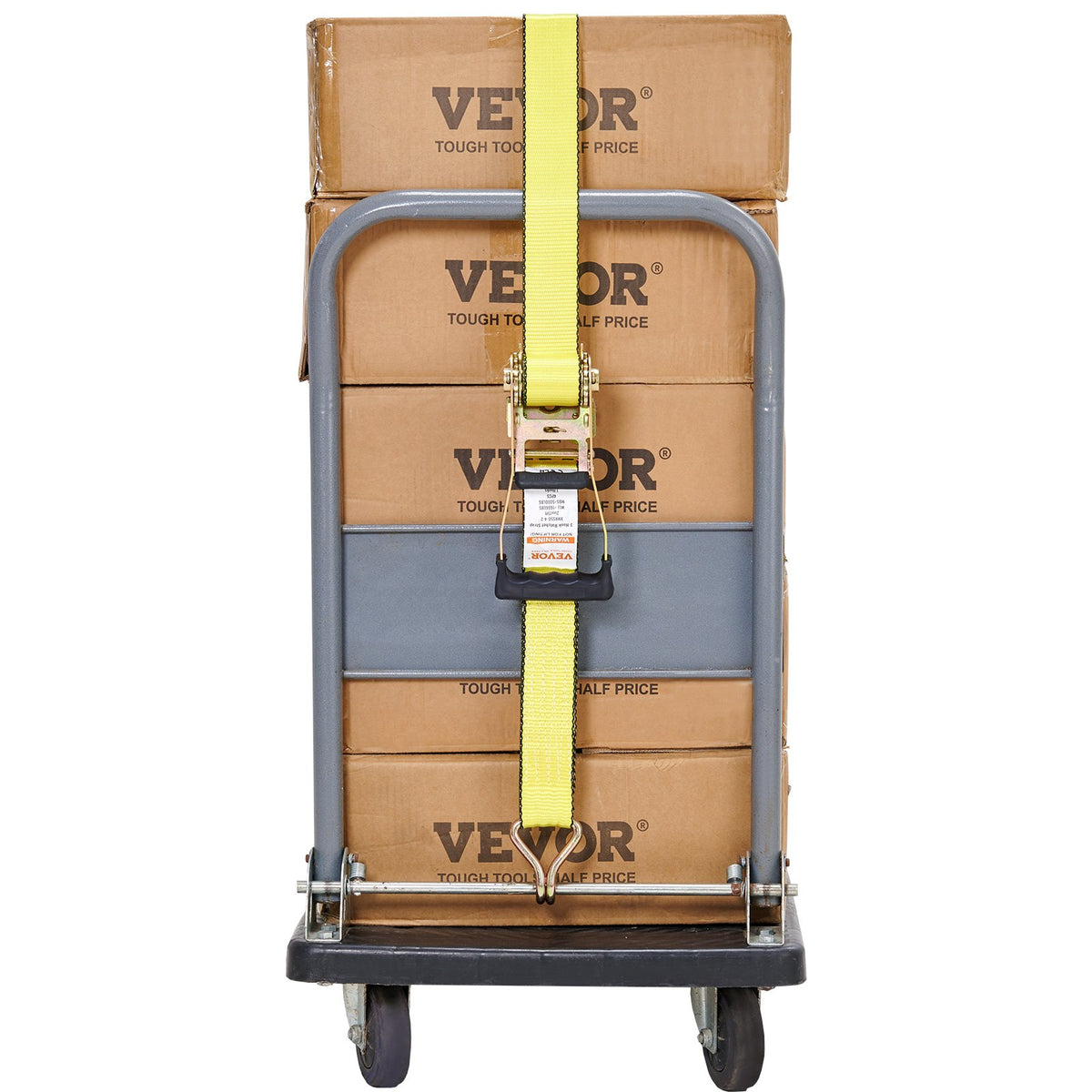 VEVOR 4 Pack Ratchet Tie Down Straps 5000 lbs 2